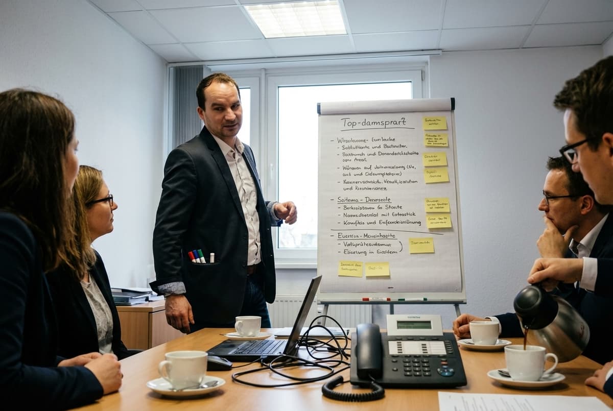 Professionelle Moderation einer Gruppendiskussion in der Marktforschung